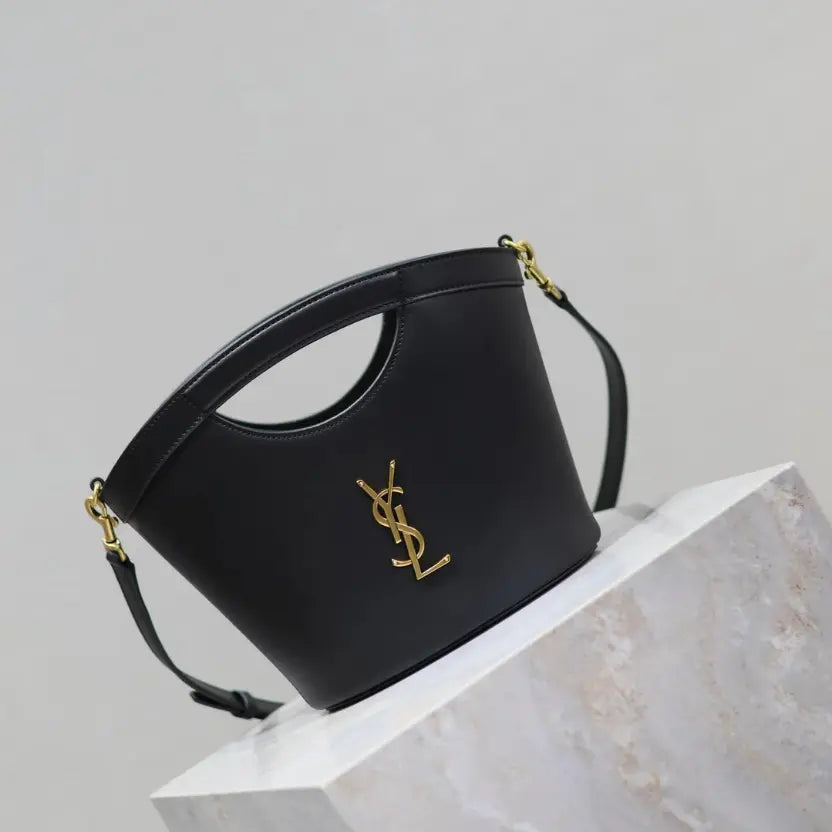 Boutique Quality || YSL Fan-Shaped Shopping Basket Bag