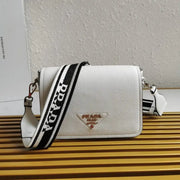 Boutique Quality || Prada Flap Shoulder Bag in White