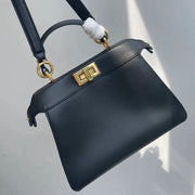 Boutique Quality || Fendi Classic Peekaboo Handbag in Black