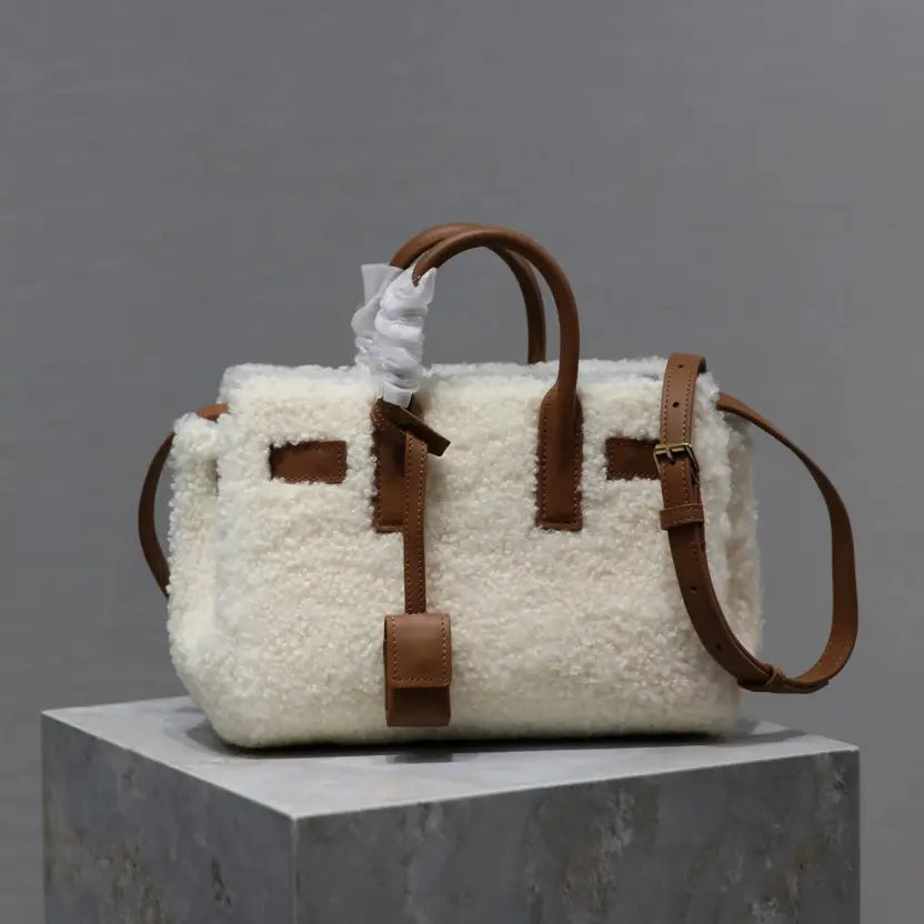 Boutique Quality || YSL Long Shoulder Strap Bag in White
