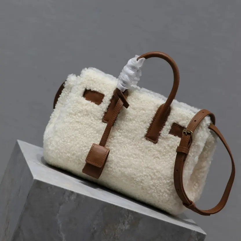 Boutique Quality || YSL Long Shoulder Strap Bag in White