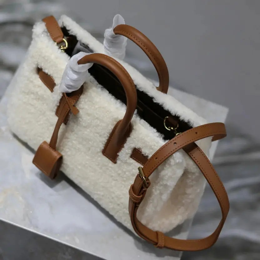 Boutique Quality || YSL Long Shoulder Strap Bag in White