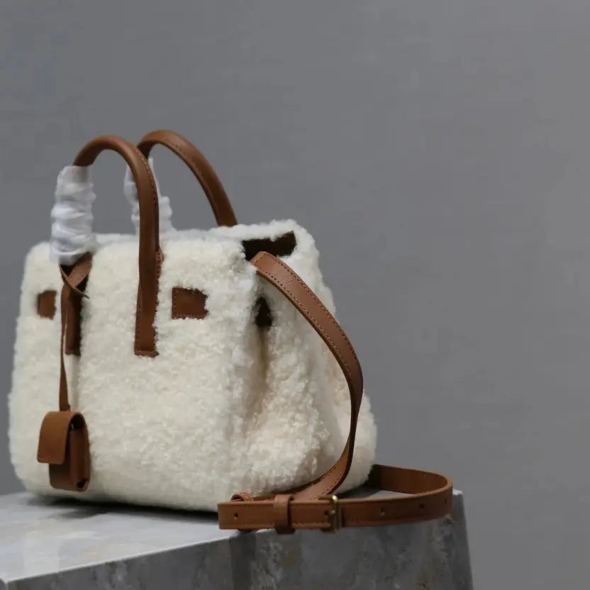 Boutique Quality || YSL Long Shoulder Strap Bag in White