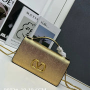 Boutique Level Quality || Valentino Garavani VLogo Signature bag in Golden