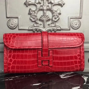Boutique Quality || Red Hermes Jige Elan 29 clutch bag