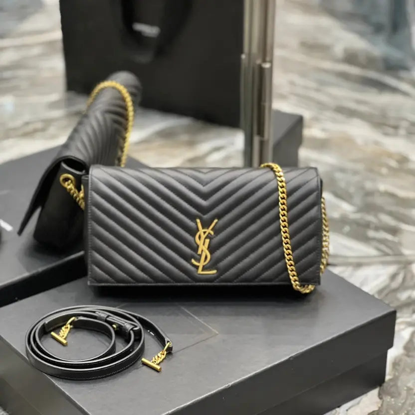 Boutique Quality || YSL Underarm Bag in Black