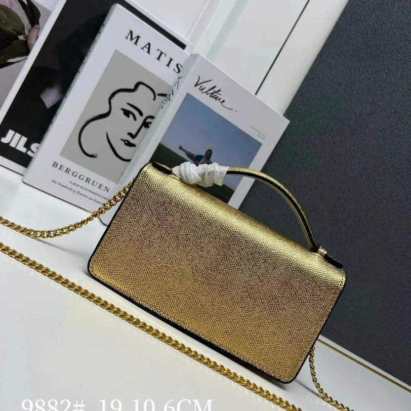 Boutique Level Quality || Valentino Garavani VLogo Signature bag in Golden