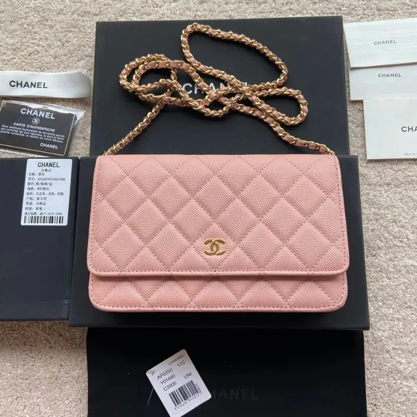 Boutique Quality || Chanel classic chain wallet