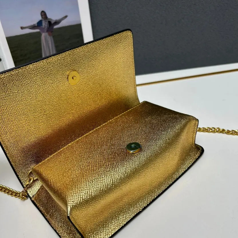 Boutique Level Quality || Valentino Garavani VLogo Signature bag in Golden