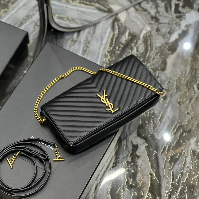 Boutique Quality || YSL Underarm Bag in Black
