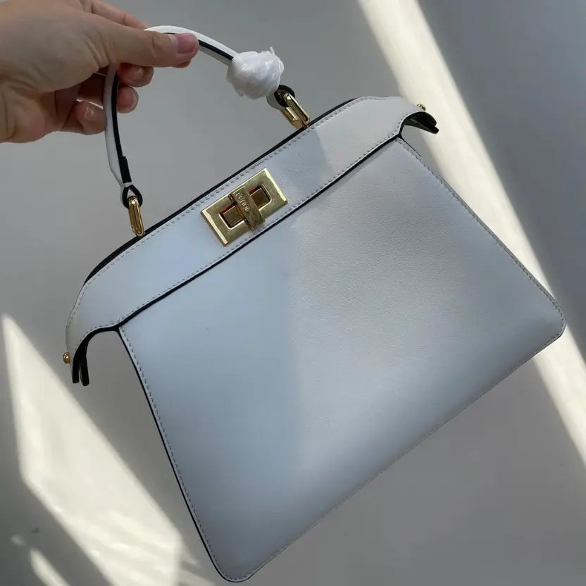 Boutique Quality || Fendi Classic Peekaboo Handbag in Blue (Copy)