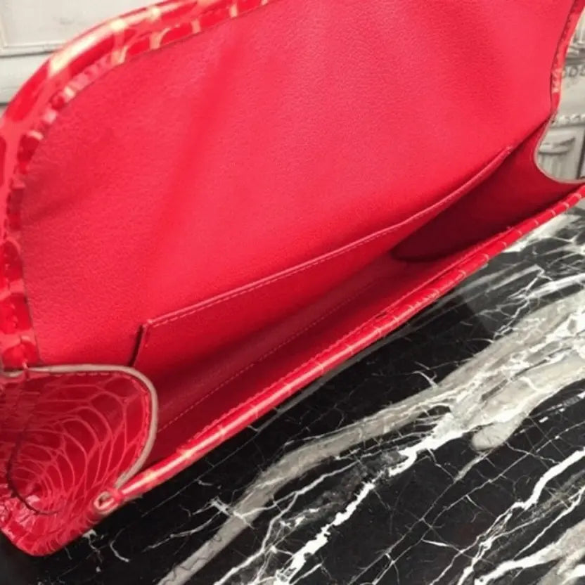Boutique Quality || Red Hermes Jige Elan 29 clutch bag