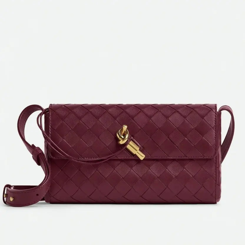 Boutique Quality || Bottega Veneta Mini Andiamo Cross-Body Bag Barolo