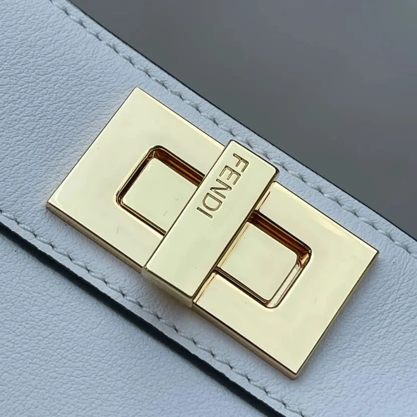 Boutique Quality || Fendi Classic Peekaboo Handbag in Blue (Copy)