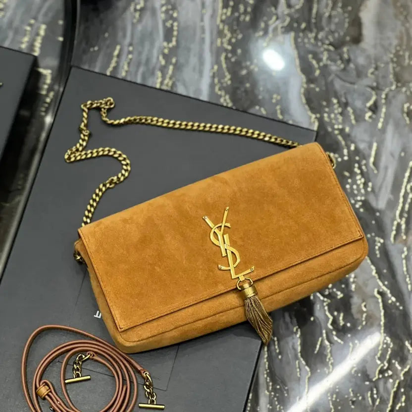 Boutique Quality || YSL Underarm Bag in Brown