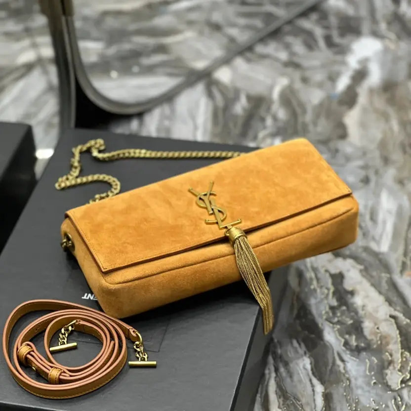 Boutique Quality || YSL Underarm Bag in Brown