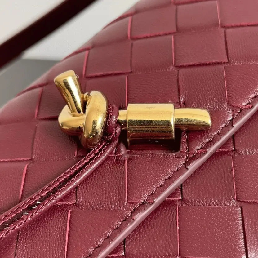 Boutique Quality || Bottega Veneta Mini Andiamo Cross-Body Bag Barolo