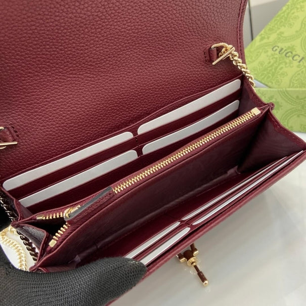 Boutique Quality || 652681 || Gucci Jackie 1961 Wallet on Chain